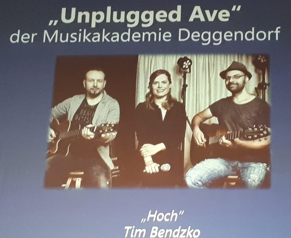 Preisverleihung Deggendorf 2020: musikalische Begleitung von Unplugged Ave