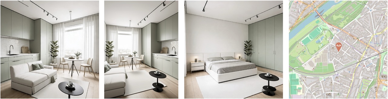 Sommer-Apartments: Collage (Beispiele)
