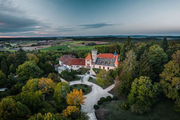 Luftbild Schloss Hohenstein